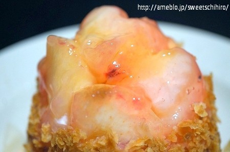 大阪スイーツレポーターちひろの辛口スイーツランキング-エスコヤマ　白桃のクリームパイ