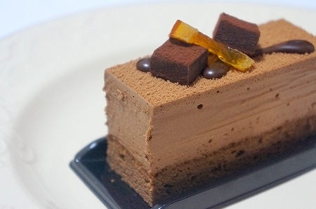 $大阪スイーツレポーターちひろのおいしいスイーツランキング-なかたに亭　チョコレートケーキ