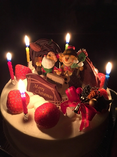 エスコヤマクリスマスケーキ「生クリームデコレーション」