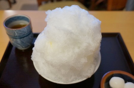 京都　かき氷　ニ條若狭屋　彩雲