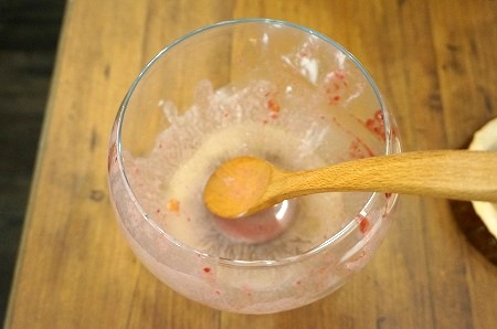 フレンチマーケット　アシェットデセール　ライチと桃のかき氷