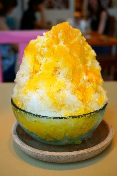 カンテグランデ　グランフロント大阪　マンゴーミルクのかき氷