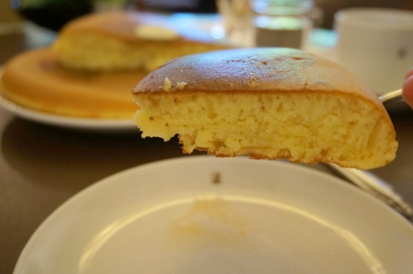 青山ウエストガーデン　モーニングパンケーキ（ホットケーキ）